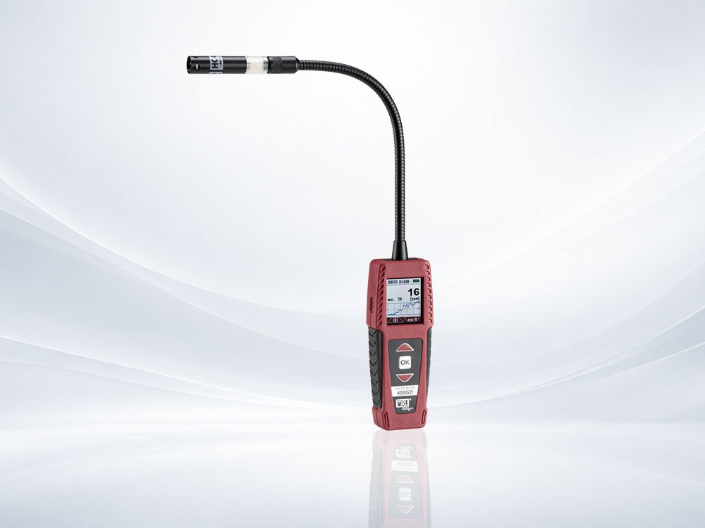 MRU 400GD Gasdetektor mit flexibler HC400 Sonde f&uuml;r professionelle Gaslecksuche und Gasmessung