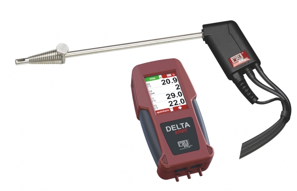 DELTAsmart mit Abgassonde MRU DELTAsmart Abgasmessgerät mit Abgassonde und Anschlussmodul