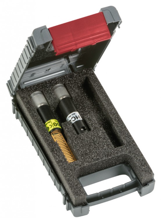 Sensoren für den MRU 400GD Multifunktions-Detektor HC400 und RM400 Sensoren für den MRU 400GD im Aufbewahrungskoffer