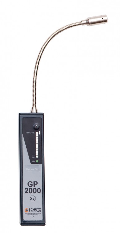 Schütz GP 2000 Gasprüf- und Gasspürgerät Schütz GP 2000 Gasspürgerät mit Schwanenhals und LED-Skala