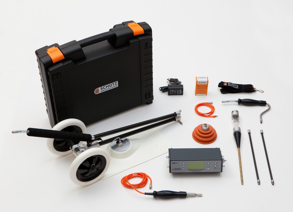 Sch&uuml;tz GM 5 Gassp&uuml;rger&auml;t Komplettset mit Teppichsonde, Transportkoffer und Zubeh&ouml;r